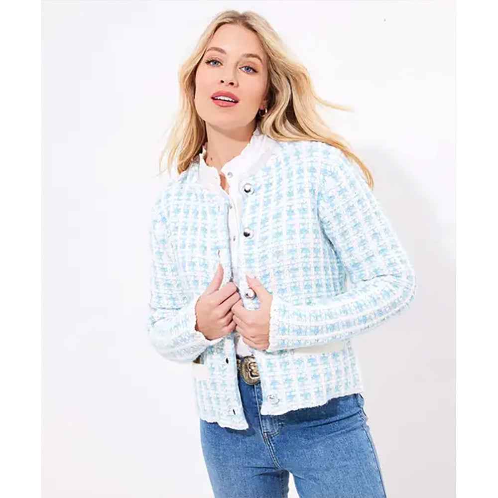 Joe Browns Celine Knitted Cardigan Blue WK798