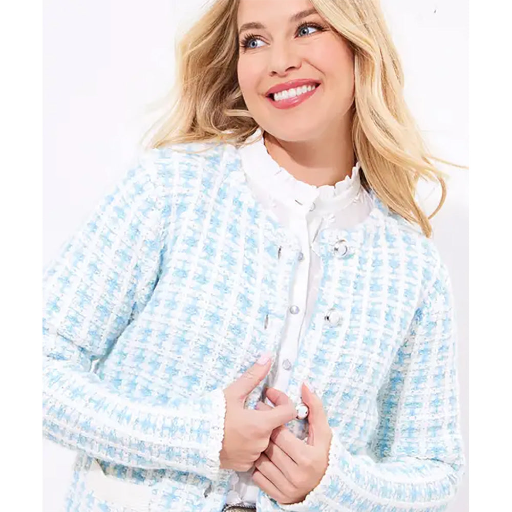 Joe Browns Celine Knitted Cardigan Blue WK798