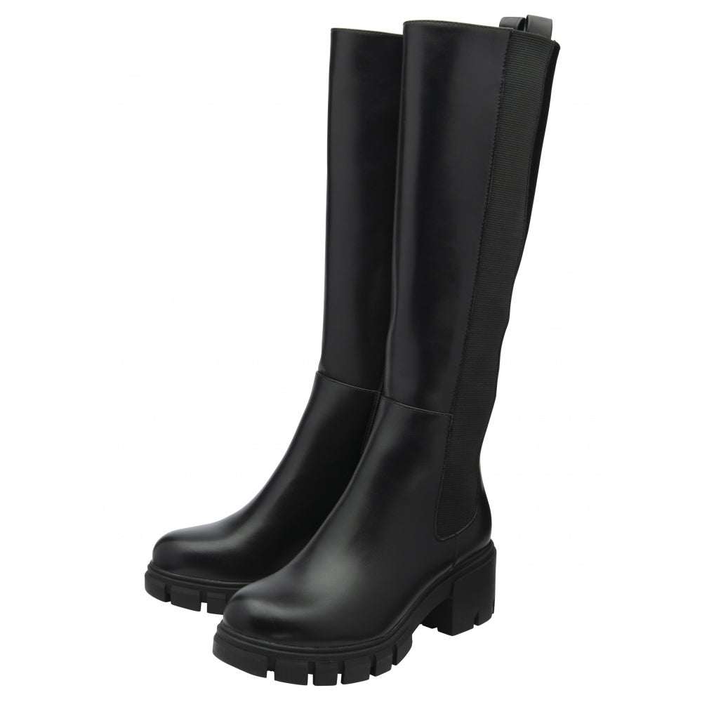 Ravel Black Creag Knee High Boots