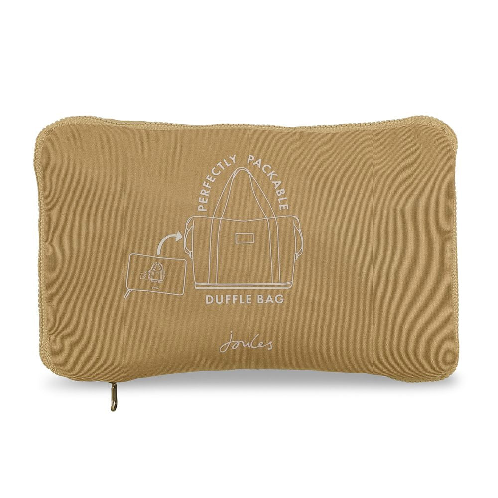 Joules Epwell Packaway Duffle Bag Tan