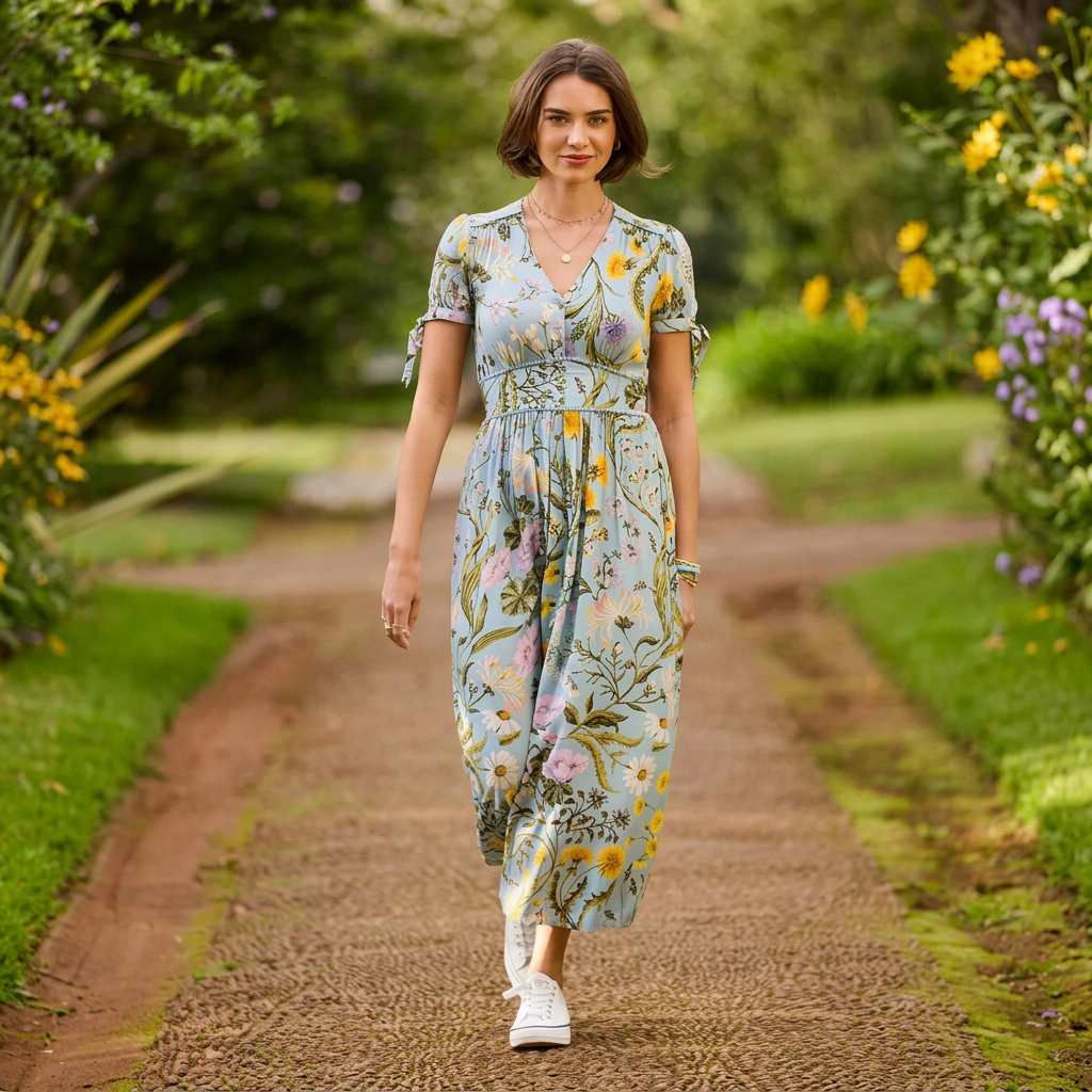 Joe Browns Beautiful Botanicals Printed Maxi Dress WF439