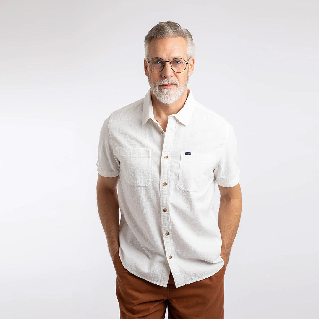 Weird Fish Hinton Textured Crepe Shirt 203370