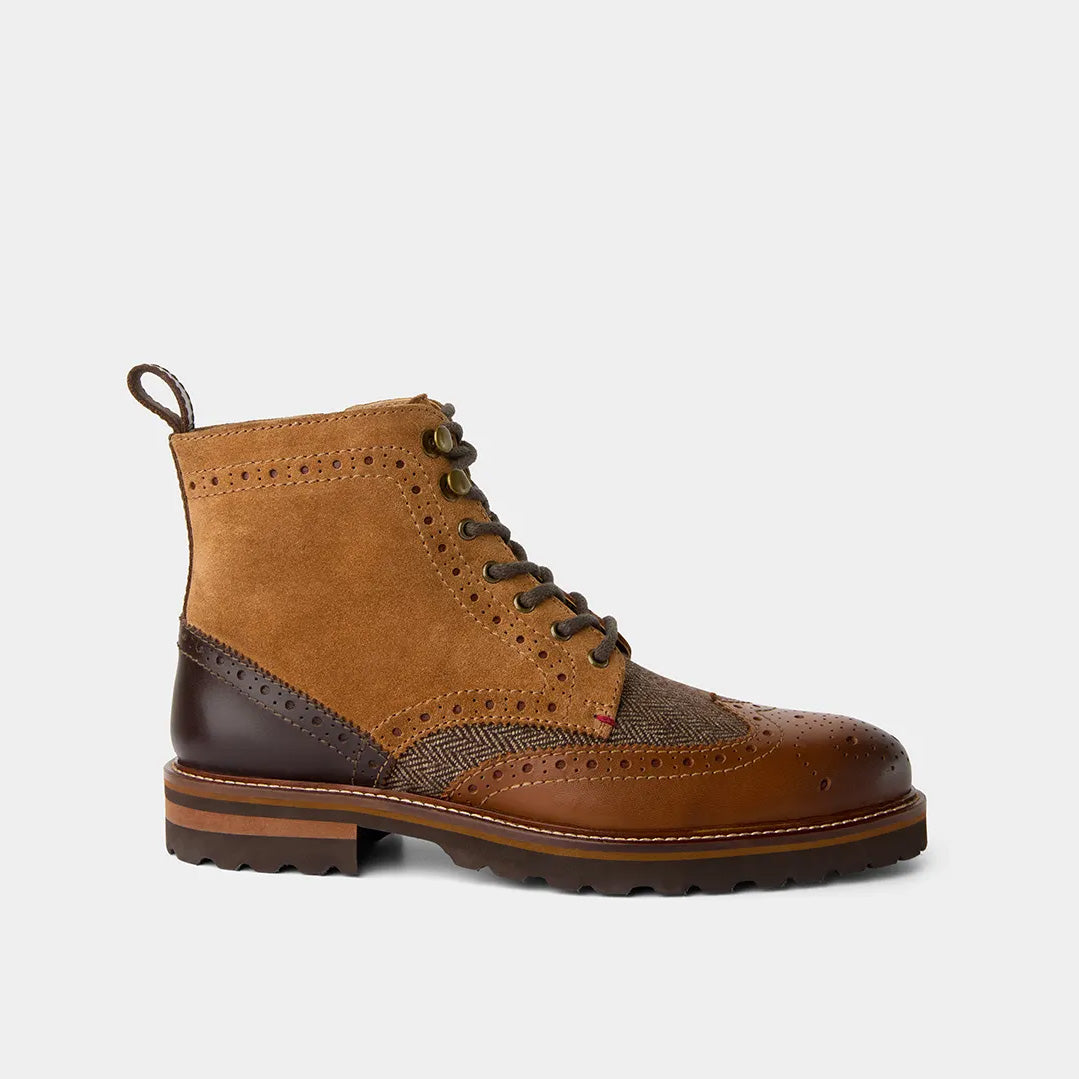 Joe Browns Country Tweed And Leather Boots FW387