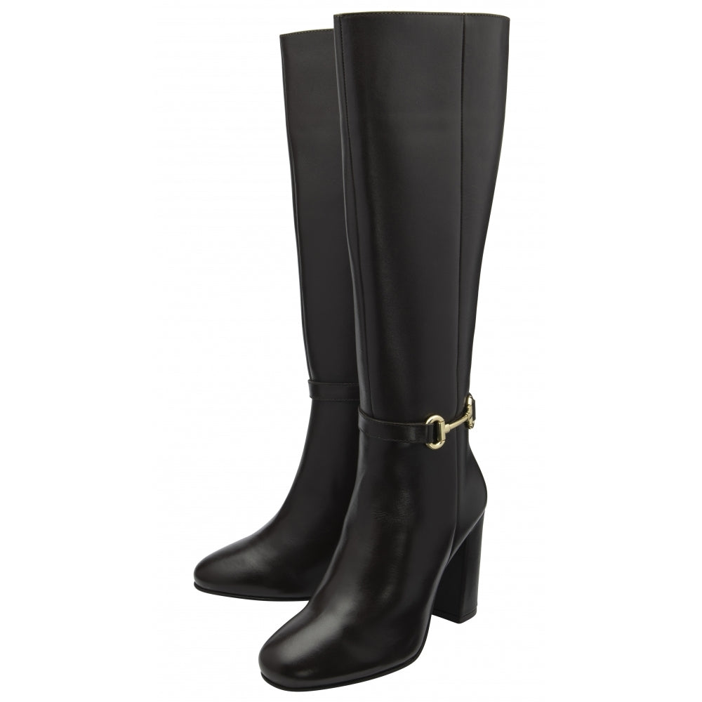 Ravel Leather Lerwick Heeled Knee High Boots