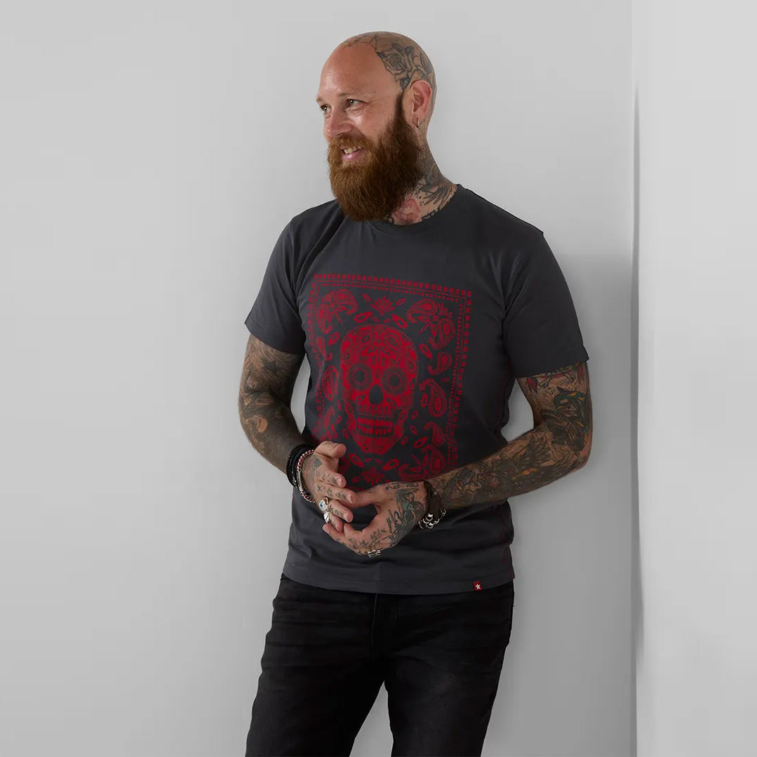 Joe Browns Skull Scarf T-Shirt MT864