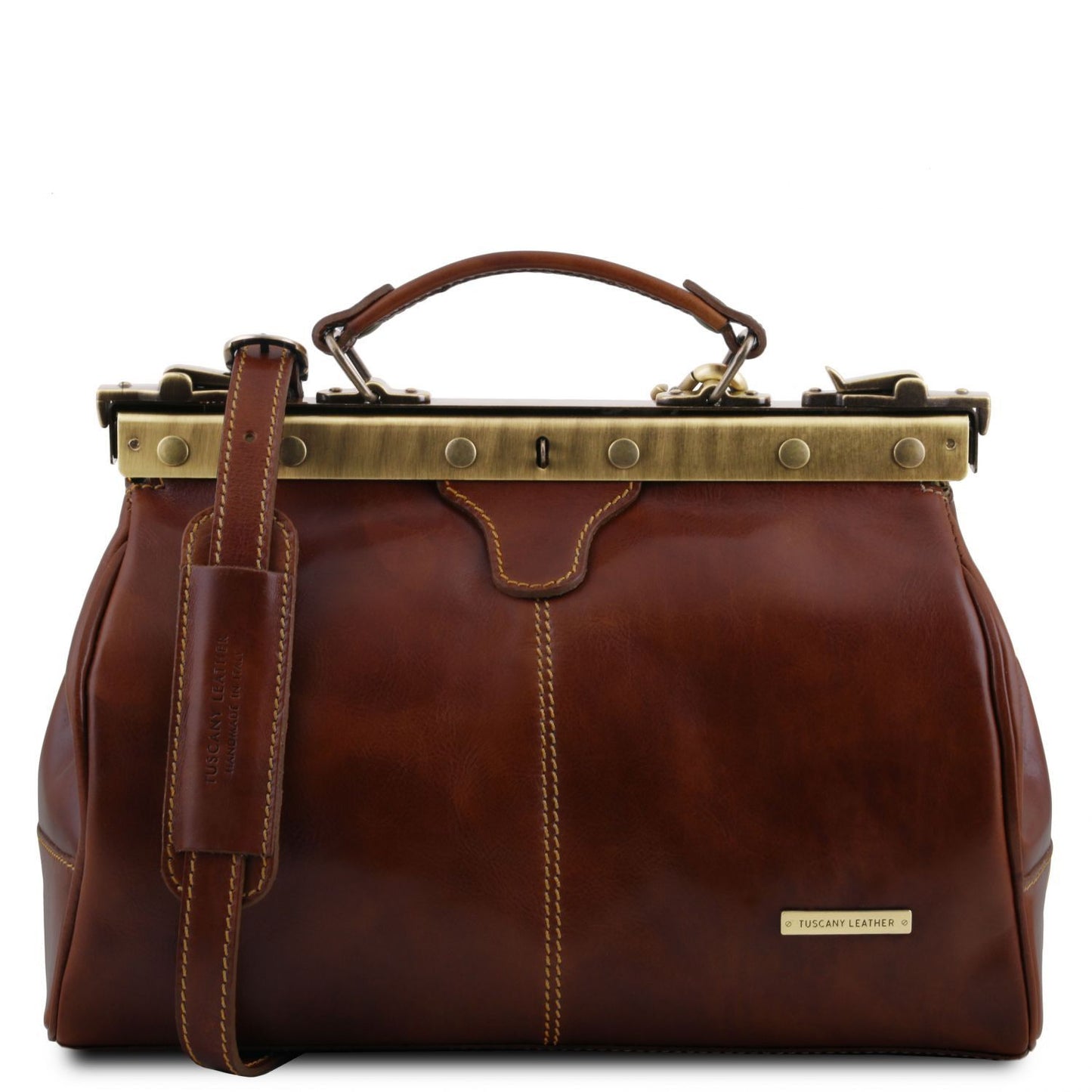 Tuscany Leather Michelangelo Doctor Gladstone Leather Bag TL10038