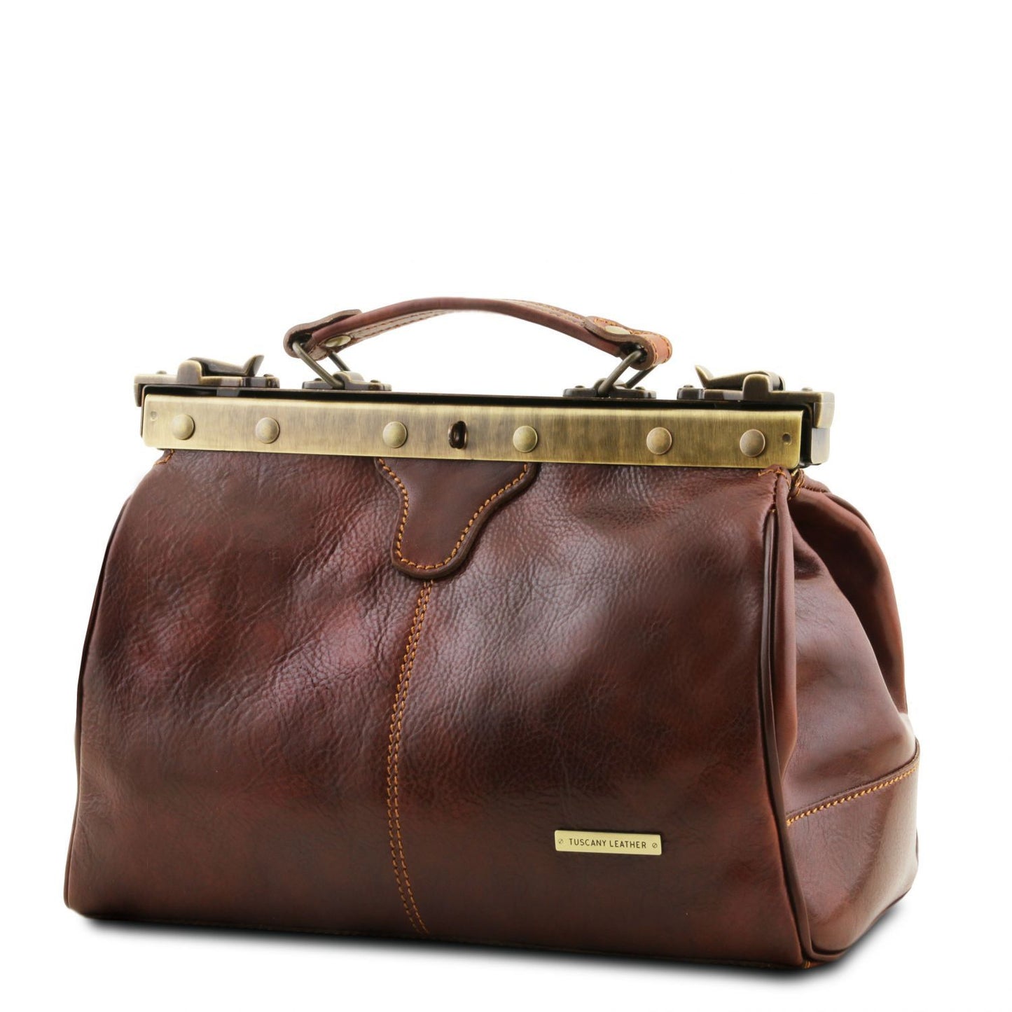 Tuscany Leather Michelangelo Doctor Gladstone Leather Bag TL10038