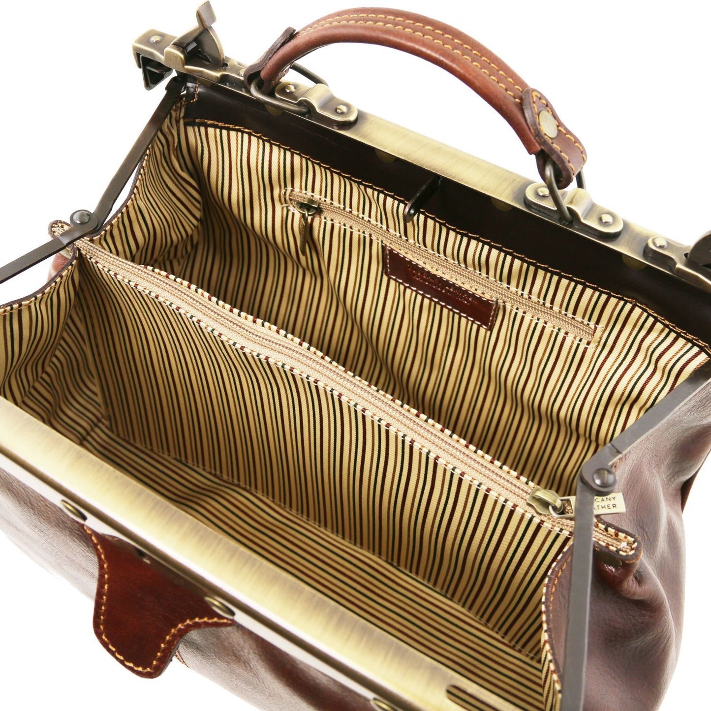 Tuscany Leather Michelangelo Doctor Gladstone Leather Bag TL10038