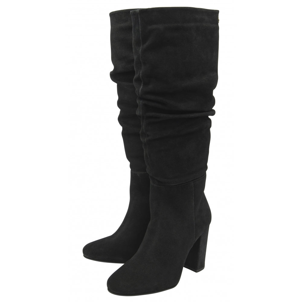 Ravel Suede Osney Heeled Knee High Boots