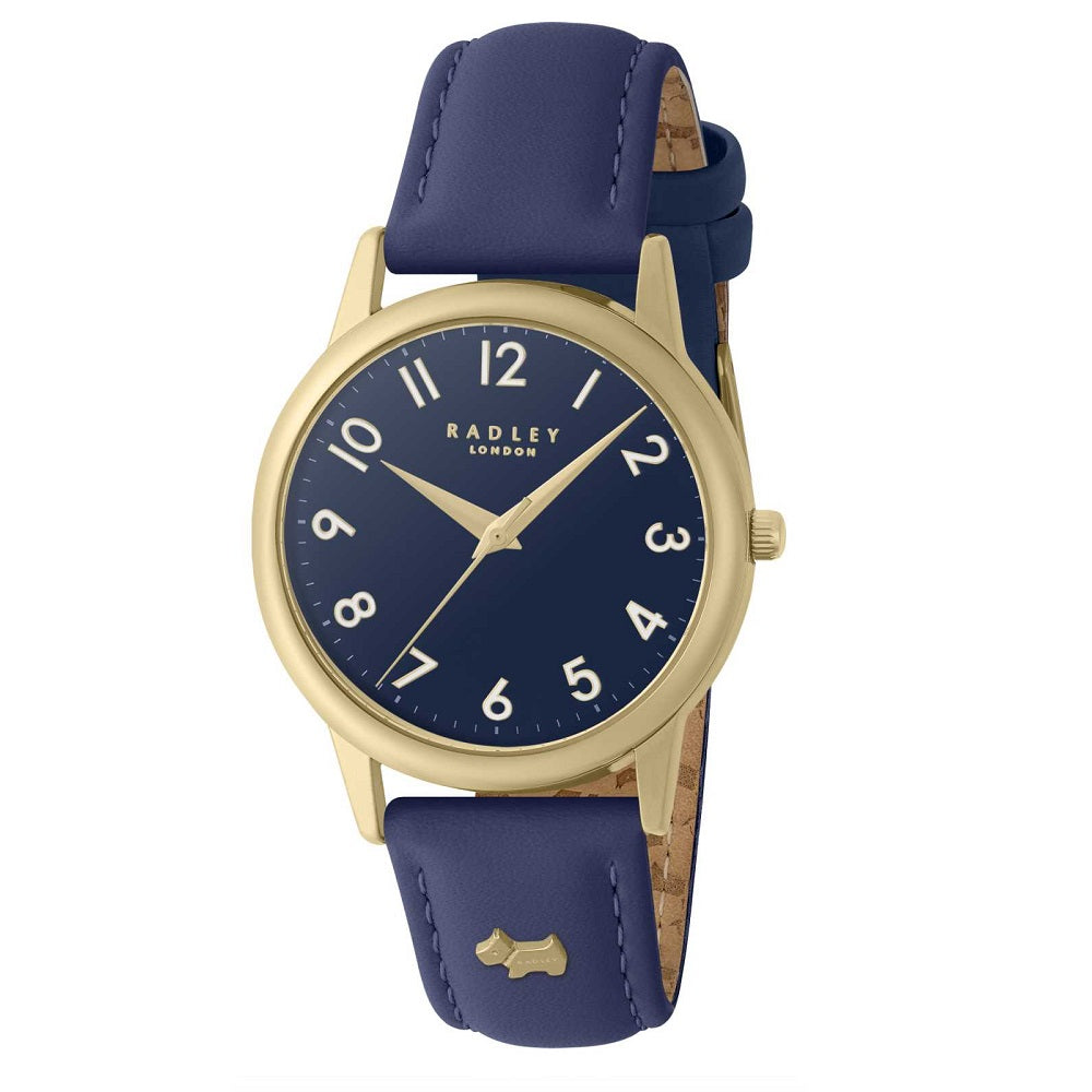 Radley Blue Dial Watch with Blue Leather Strap