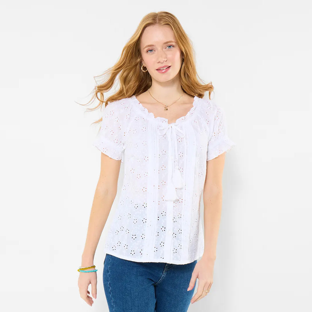 Joe Browns Beautiful Broderie Top WA506