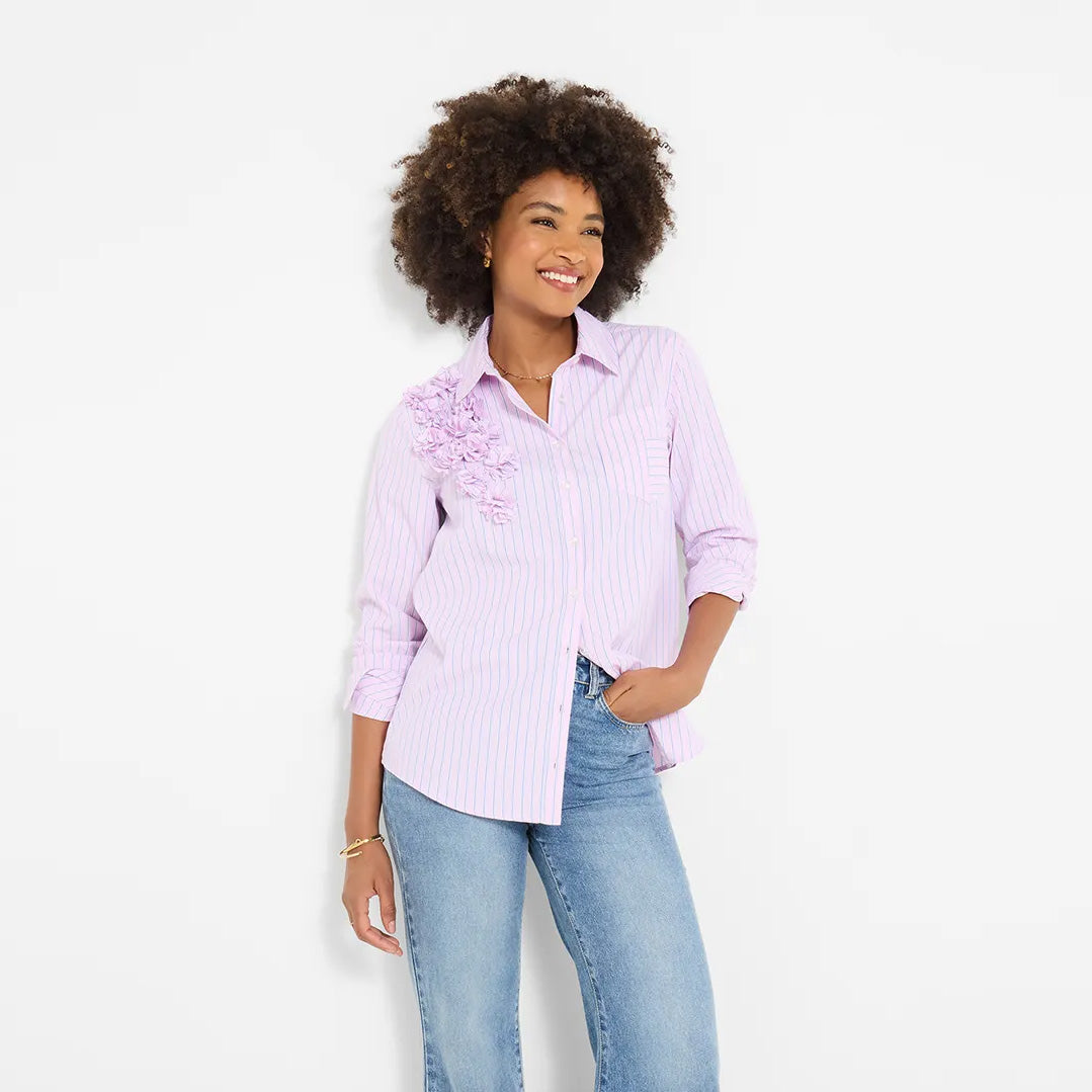 Joe Browns Fabulous Floral Stripe Shirt WA516