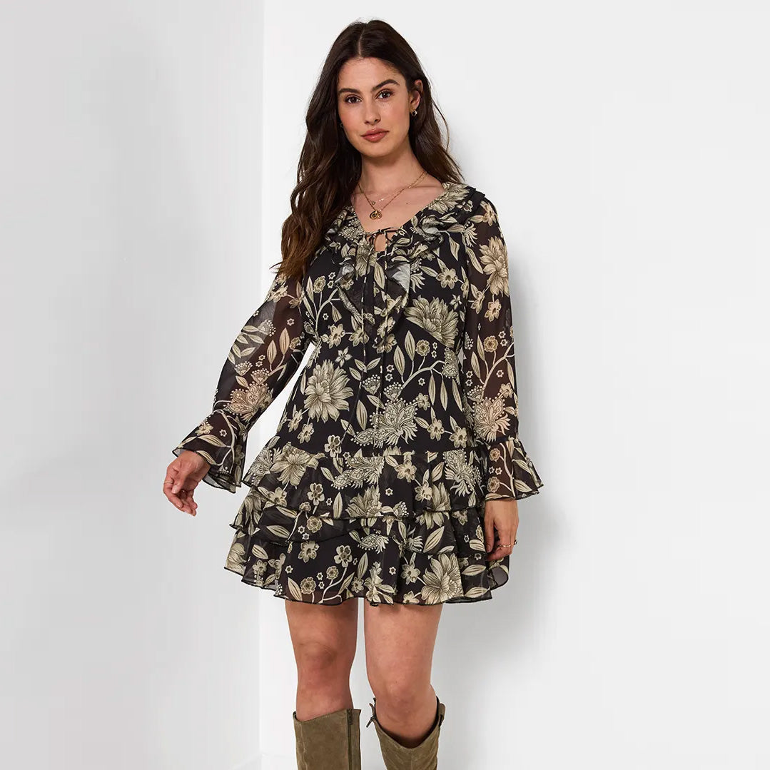 Joe Browns Frill Detail Mini Dress WF758