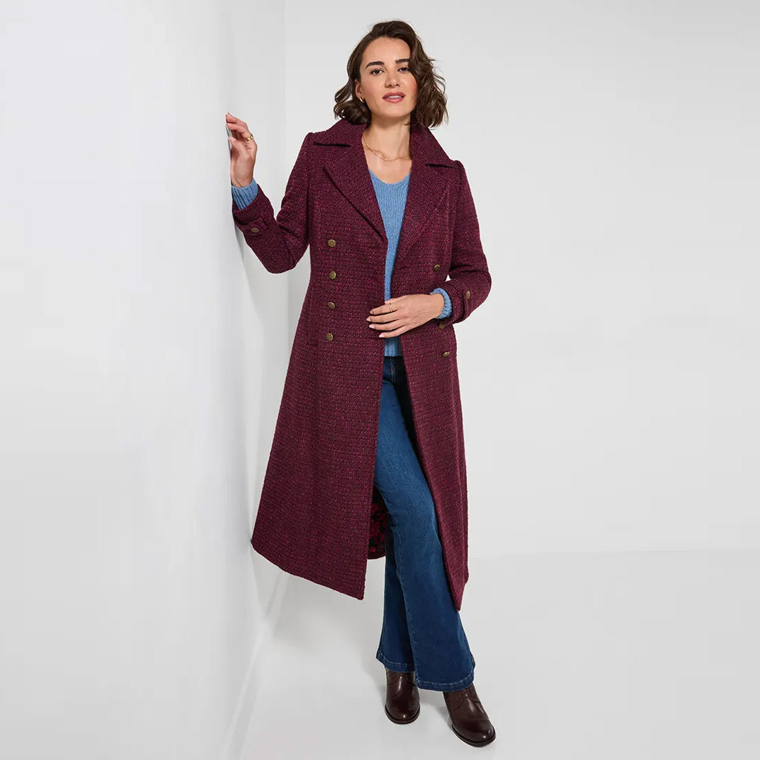 Joe Browns Berry Dreams Long Tweed Coat WJ886