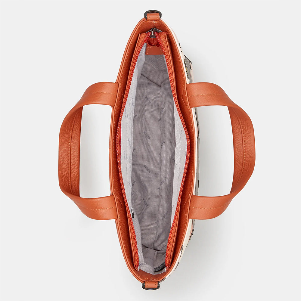 YOSHI Elephant Parade Rust Leather Multiway Grab Bag