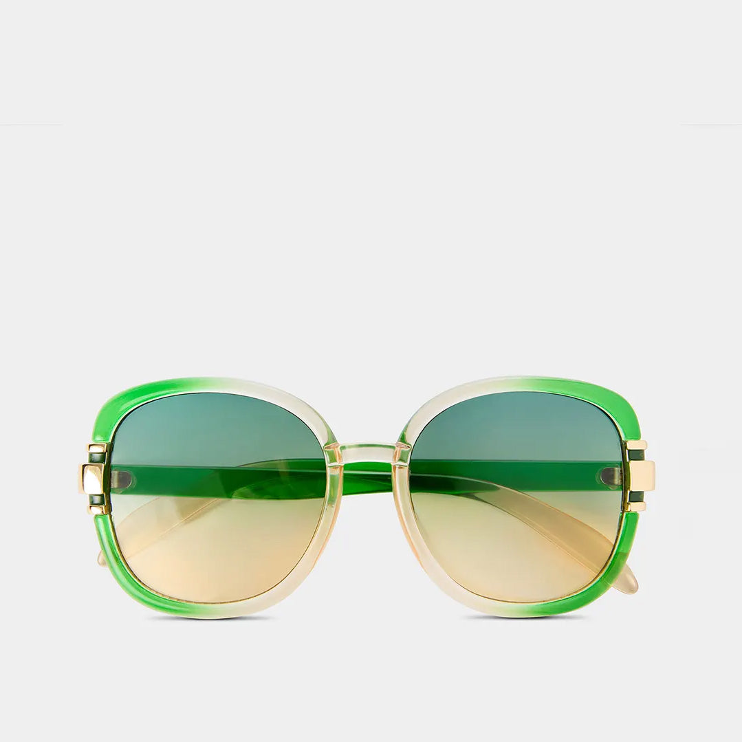 Joe Browns Sunrays 70's Green Sunglasses SG142