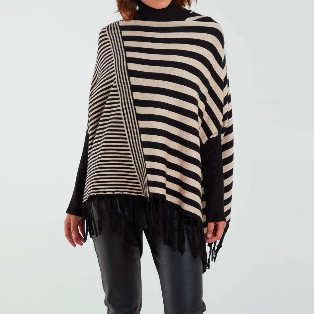Stripe Jumper With Tassel