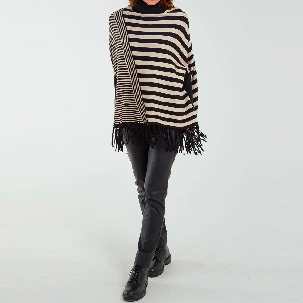 Stripe Jumper With Tassel