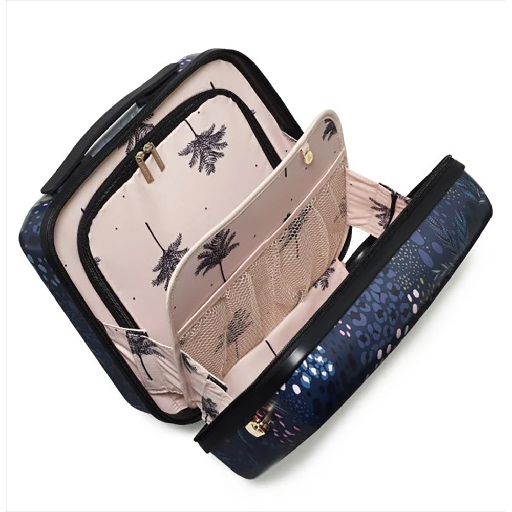 Sara Miller Midnight Leopard Vanity Case