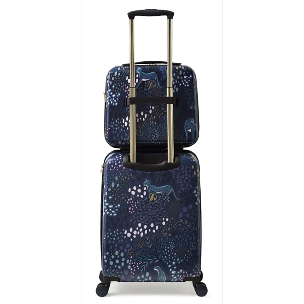 Sara Miller Midnight Leopard Vanity Case