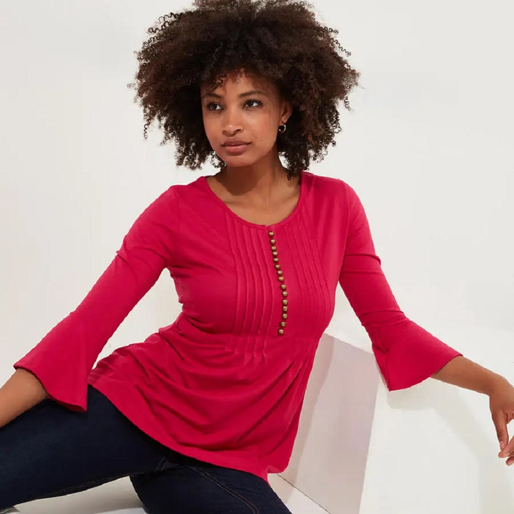 Joe Browns Beautiful Button Longline Jersey Top