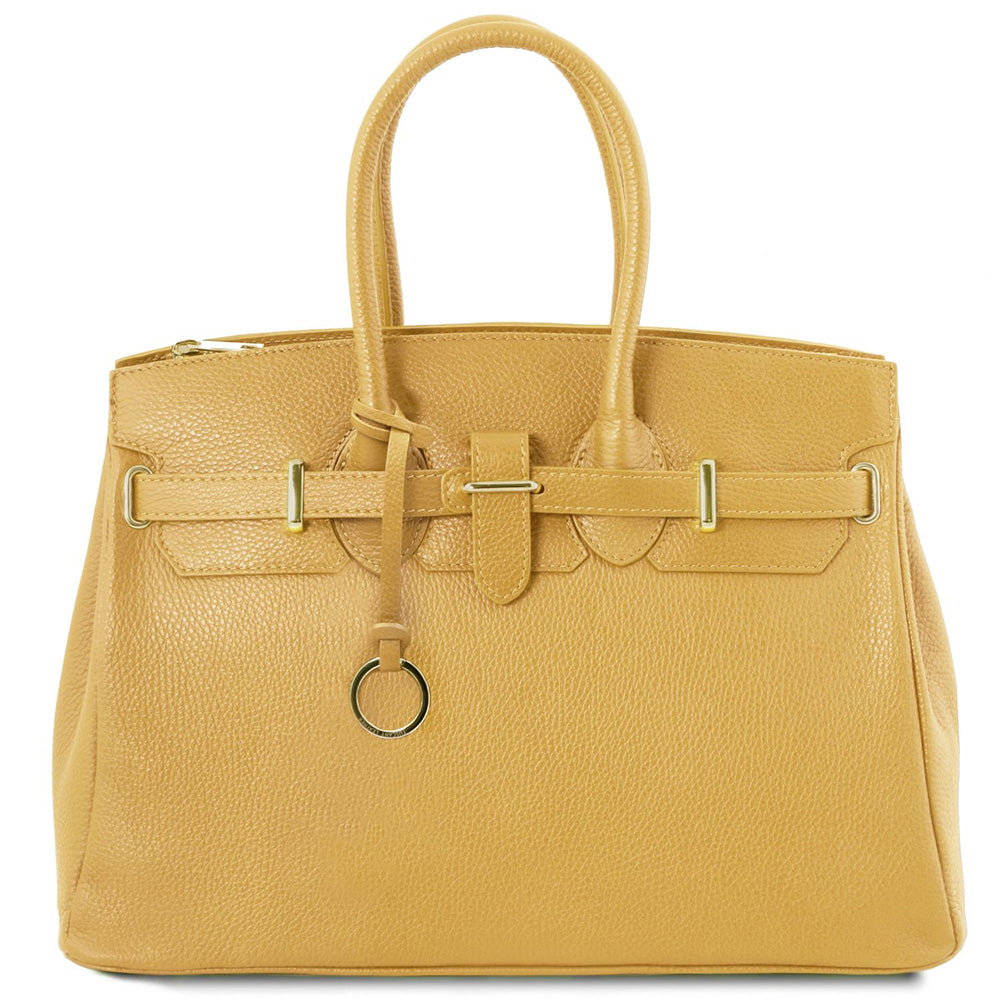 Tuscany Leather TL Bag Leather Handbag With Golden Hardware TL141529