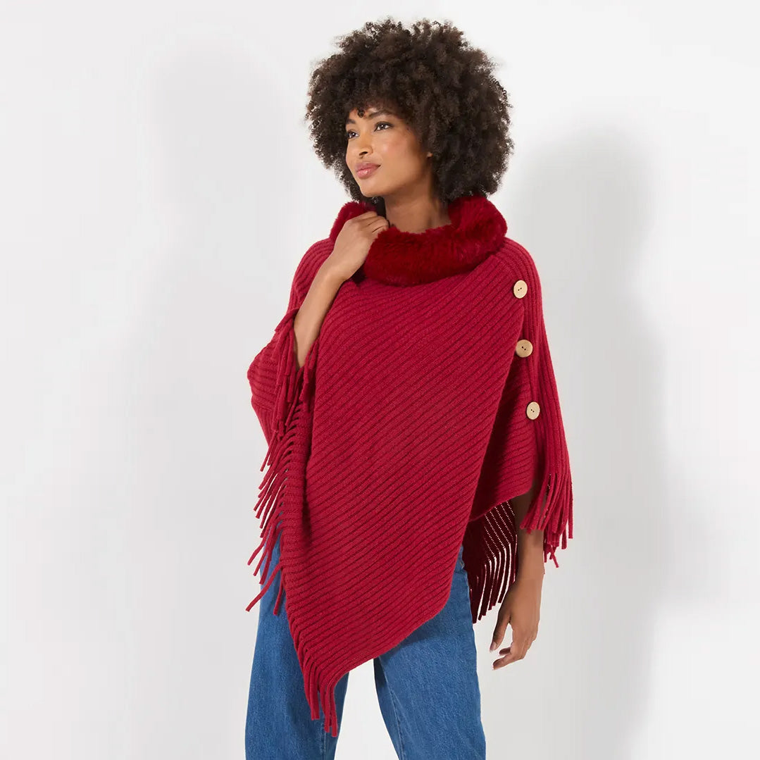 Joe Browns Winter Romance Faux Poncho HB701