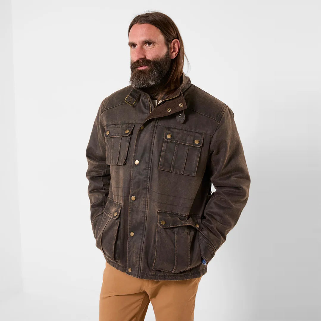 Joe Browns Wonderful Waxed Canvas Jacket JA834