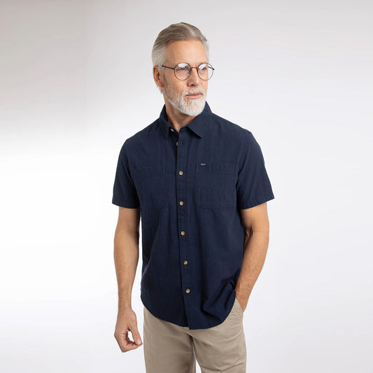 Weird Fish Hinton Textured Crepe Shirt 203370