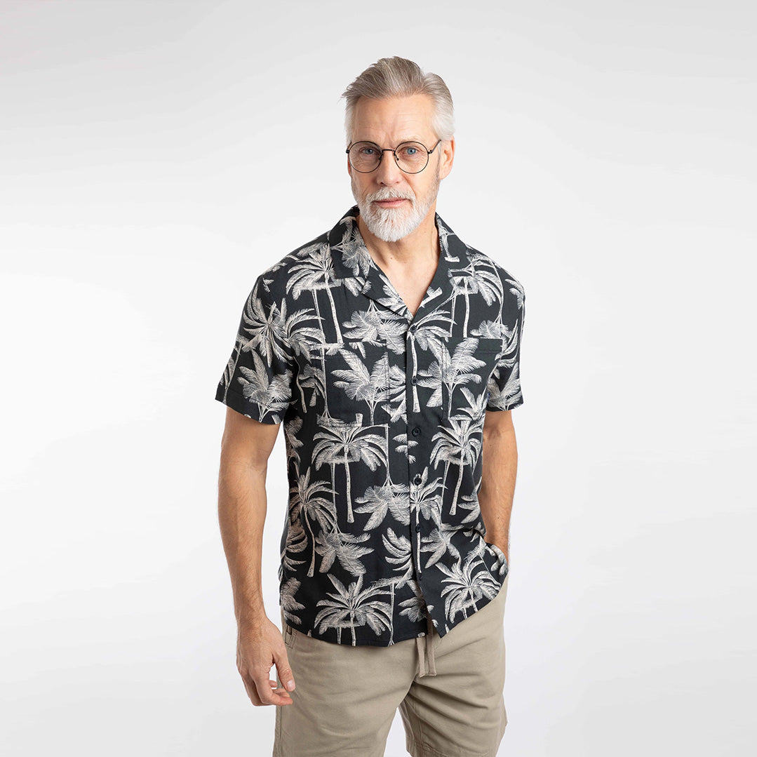 Weird Fish Holborn Printed Hawaiian Shirt 204027