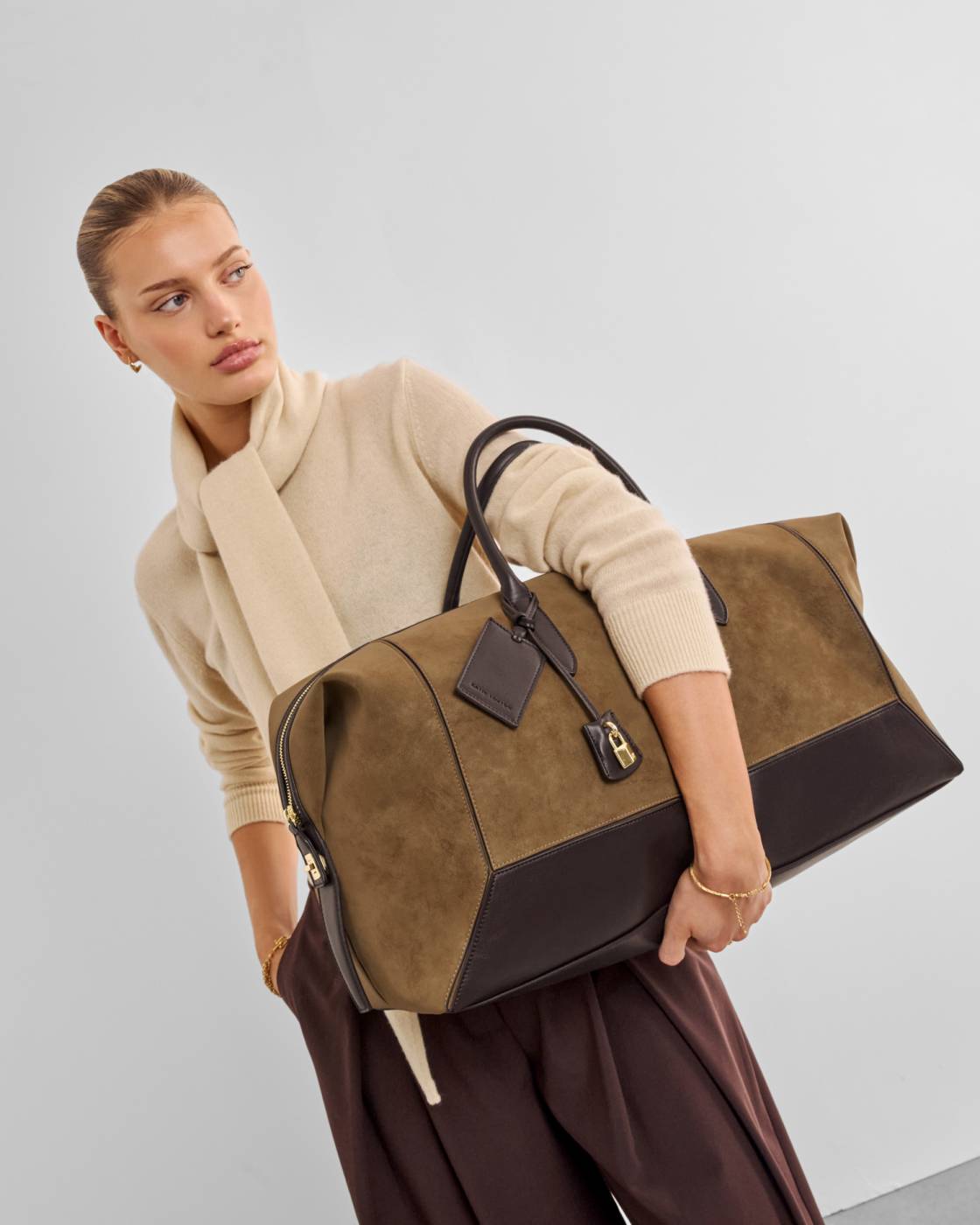 Katie Loxton Charlbury Suedette Weekend Bag