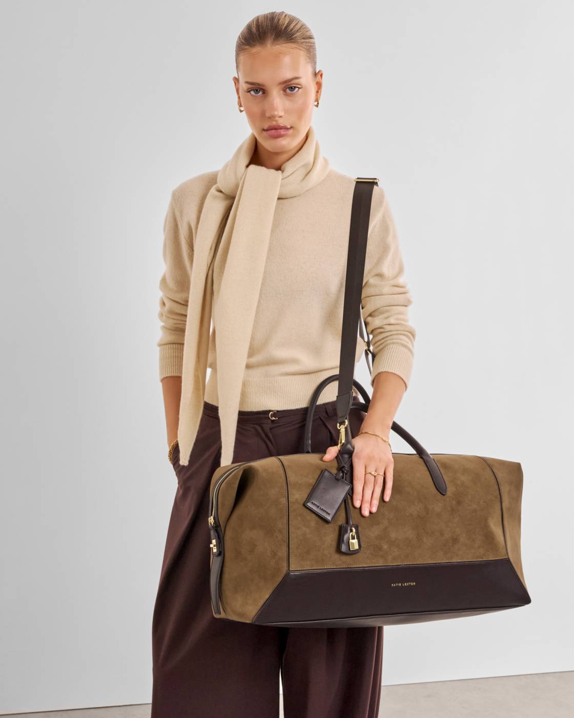 Katie Loxton Charlbury Suedette Weekend Bag