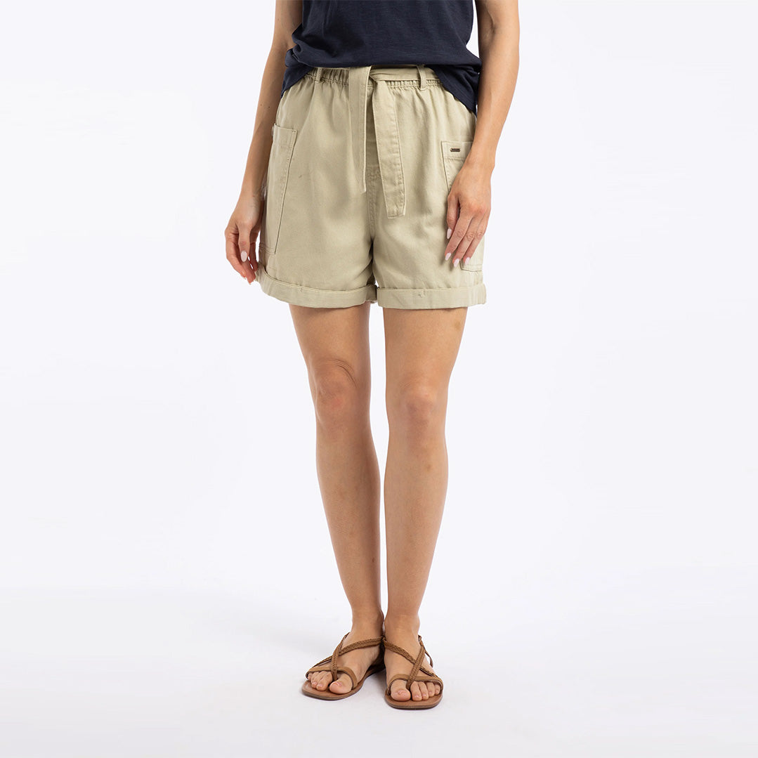 Weird Fish Cynthia Cotton Twill Shorts