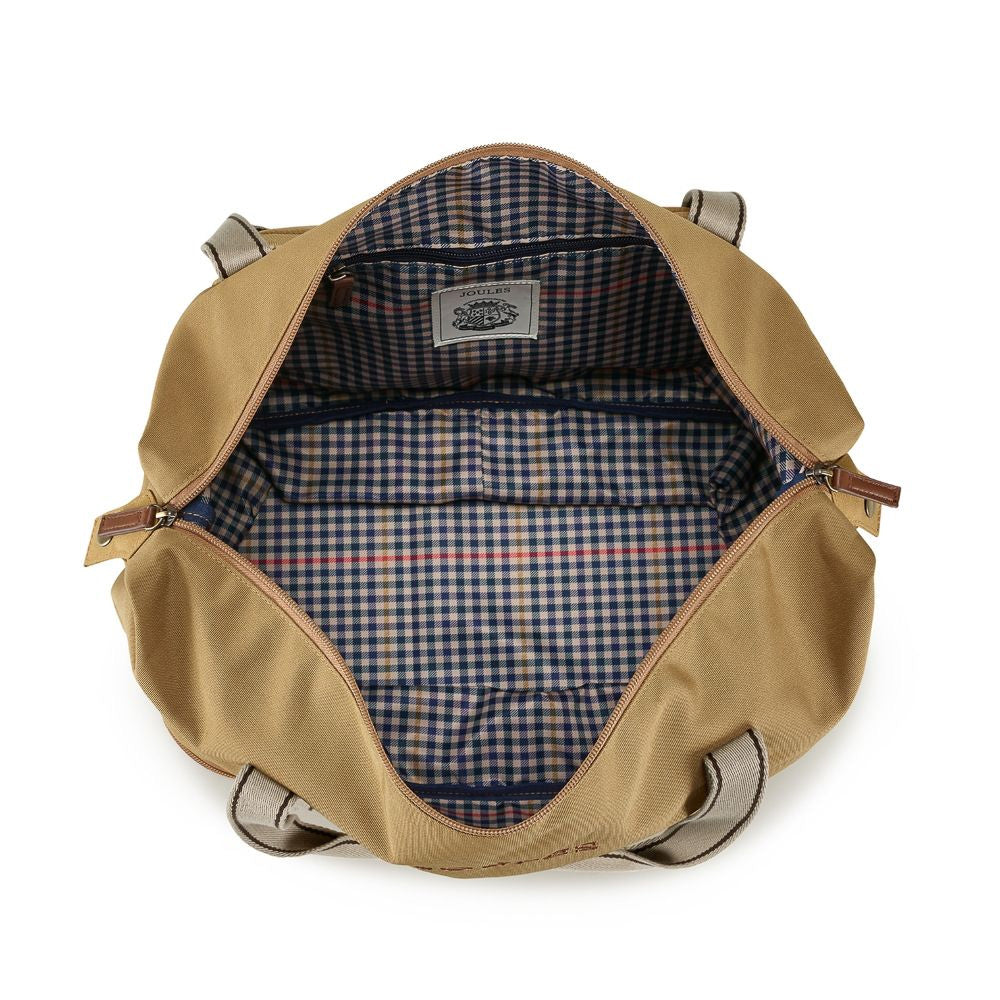 Joules Epwell Packaway Duffle Bag Tan