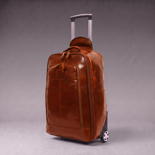 Ashwood Leather Vegetable Tanned Cabin Trolley 89150