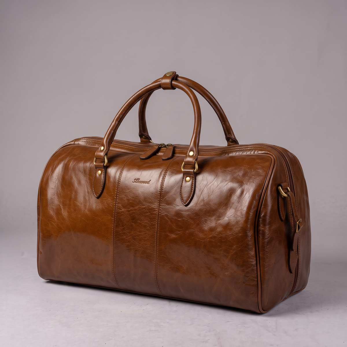 Ashwood Leather Charles Large Leather Weekend Holdall