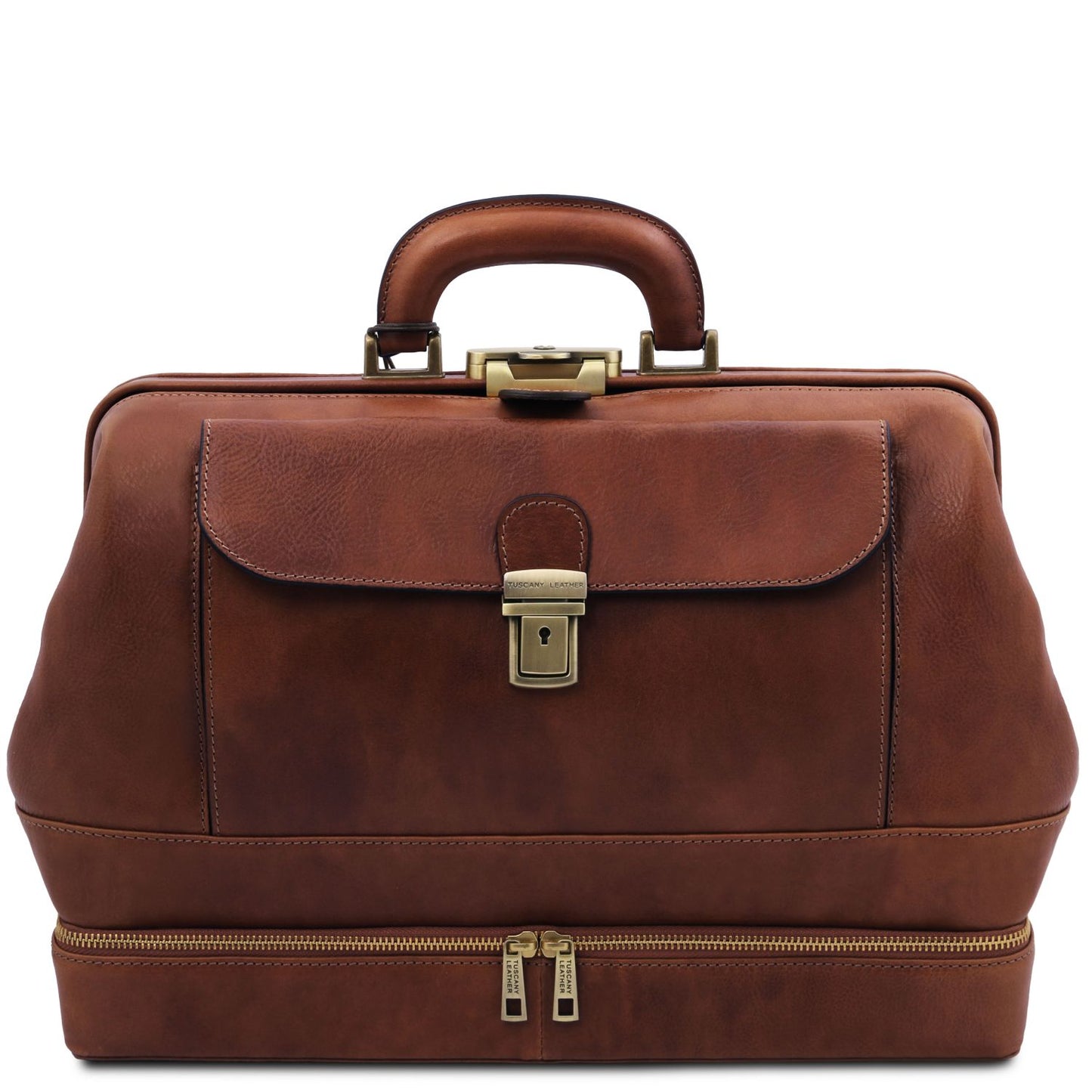 Tuscany Leather Giotto Exclusive Double-Bottom Leather Doctors Bag TL142344