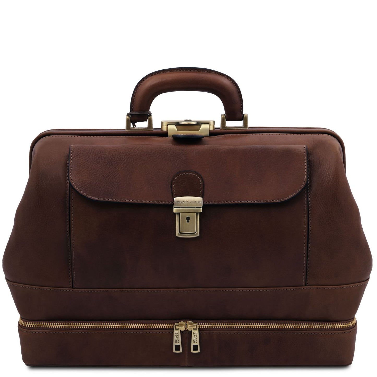 Tuscany Leather Giotto Exclusive Double-Bottom Leather Doctors Bag TL142344