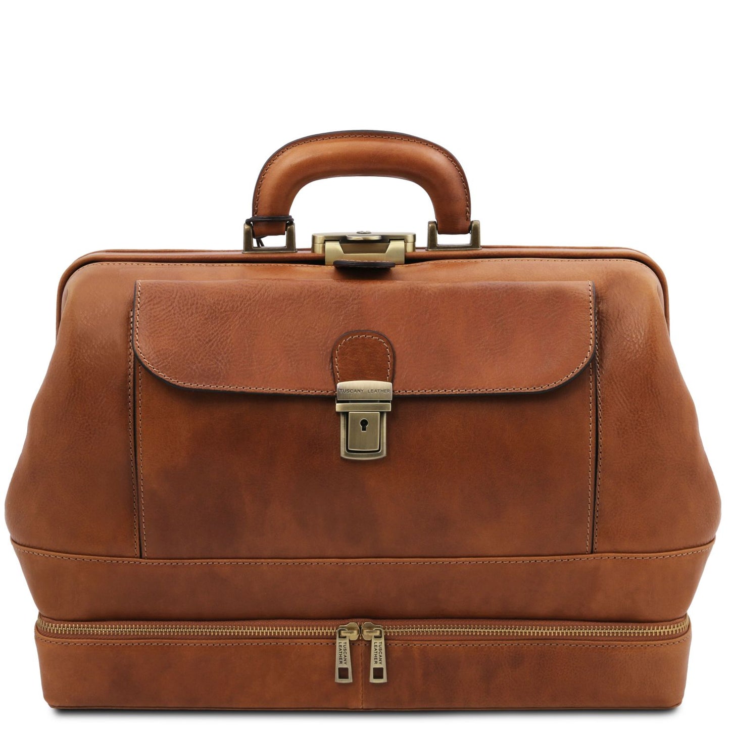 Tuscany Leather Giotto Exclusive Double-Bottom Leather Doctors Bag TL142344