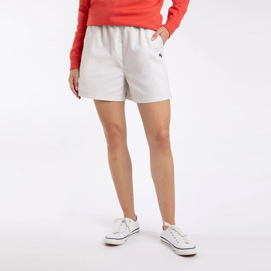 Weird Fish Jardin Cotton Twill Shorts