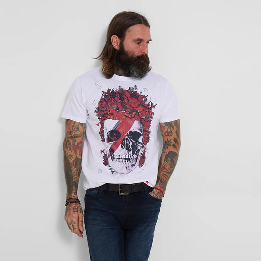 Joe Browns Dead Brave Music Icon Skull T-Shirt MT850