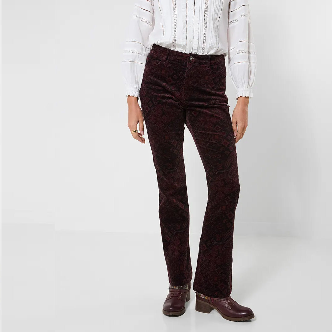 Joe Browns Eva Printed Moleskin Trouser WB783