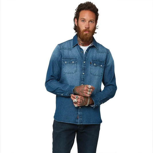 Joe Browns Loved And Lived In Denim Shirt SM637