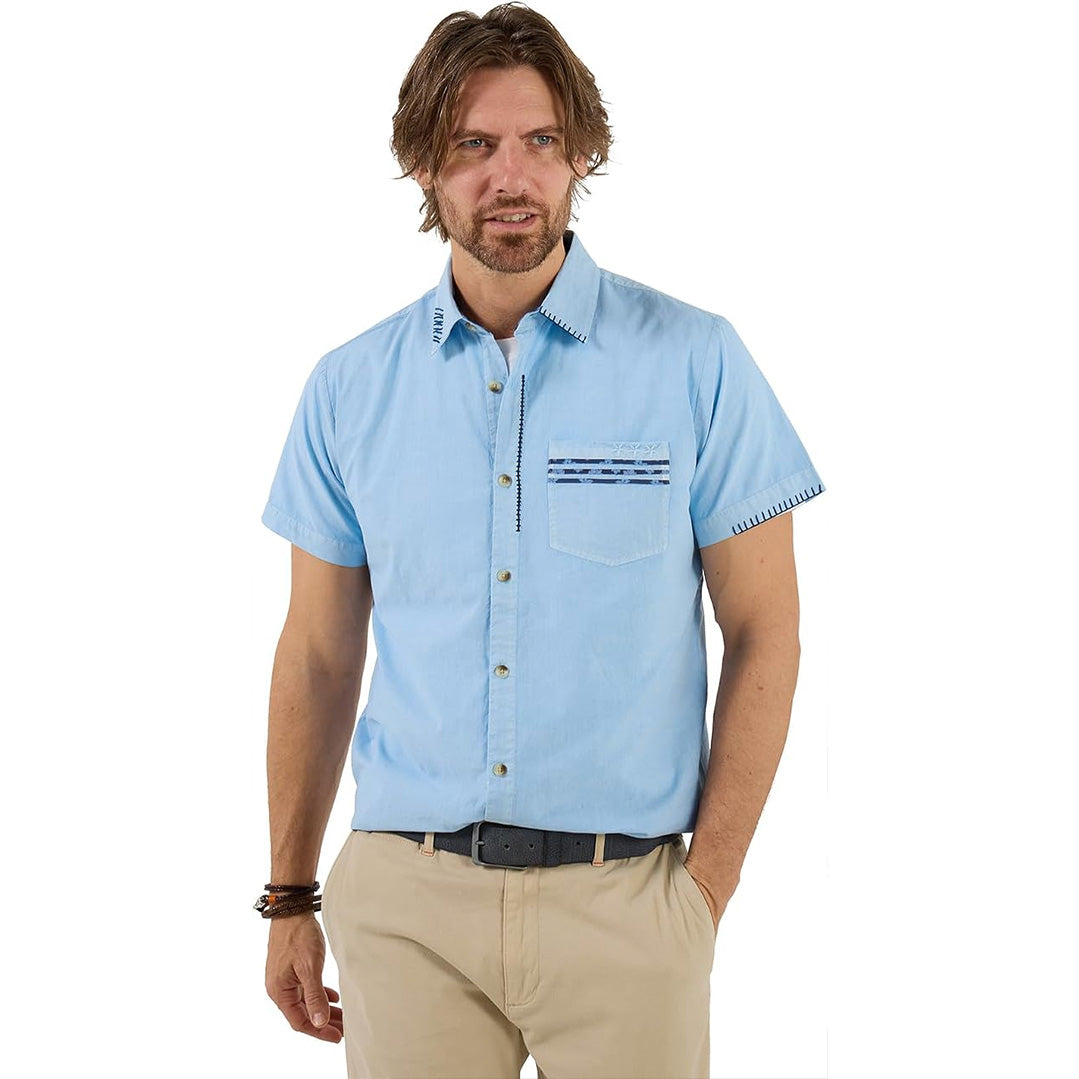 Joe Browns Carefree Customised Shirt Blue SM860