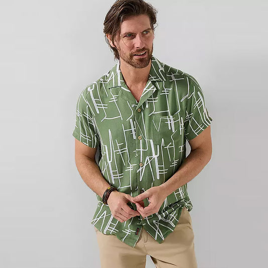 Joe Browns Exceptional Embroidered Shirt Sage Green SM909