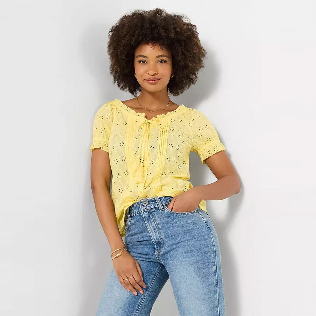 Joe Browns Beautiful Broderie Top WA506