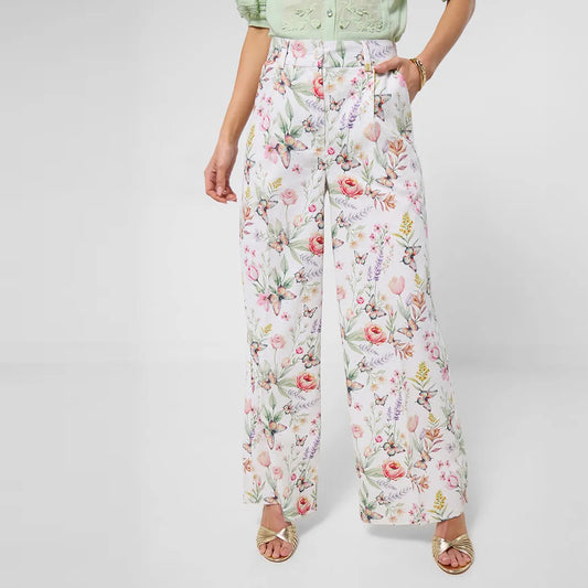 Joe Browns Beautiful Butterfly Linen Blend Trousers WB730
