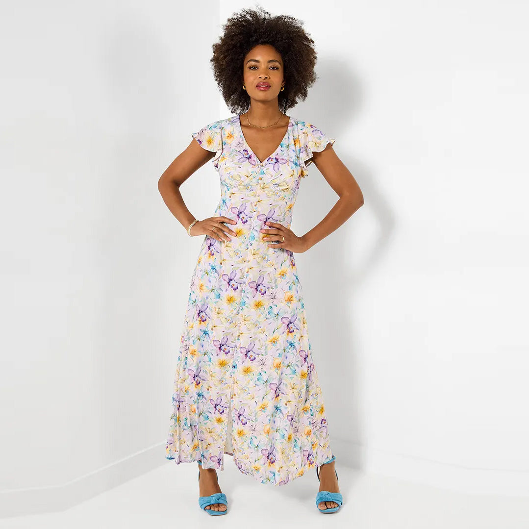 Joe Browns Watercolours Printed Floral Dress WF460