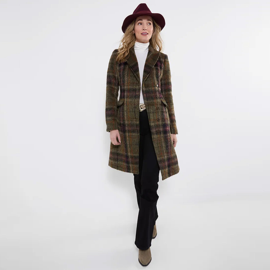 Joe Browns Tessa Asymmetric Check Coat WJ864