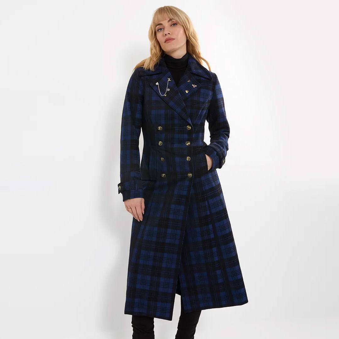Joe Browns Roxie Long Check Coat WJ865